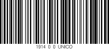 Código de barras (EAN, GTIN, SKU, ISBN): '1914_0_0_UNICO'