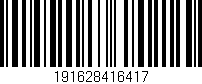 Código de barras (EAN, GTIN, SKU, ISBN): '191628416417'