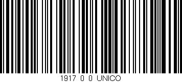Código de barras (EAN, GTIN, SKU, ISBN): '1917_0_0_UNICO'
