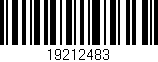 Código de barras (EAN, GTIN, SKU, ISBN): '19212483'