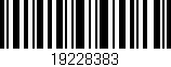 Código de barras (EAN, GTIN, SKU, ISBN): '19228383'