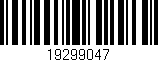 Código de barras (EAN, GTIN, SKU, ISBN): '19299047'