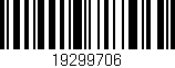 Código de barras (EAN, GTIN, SKU, ISBN): '19299706'