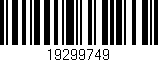 Código de barras (EAN, GTIN, SKU, ISBN): '19299749'