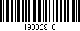 Código de barras (EAN, GTIN, SKU, ISBN): '19302910'