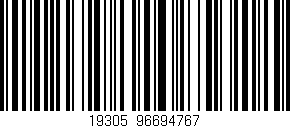 Código de barras (EAN, GTIN, SKU, ISBN): '19305|96694767'