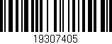 Código de barras (EAN, GTIN, SKU, ISBN): '19307405'