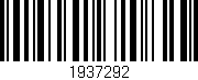 Código de barras (EAN, GTIN, SKU, ISBN): '1937292'