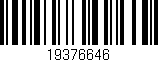 Código de barras (EAN, GTIN, SKU, ISBN): '19376646'