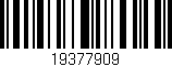 Código de barras (EAN, GTIN, SKU, ISBN): '19377909'