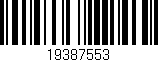 Código de barras (EAN, GTIN, SKU, ISBN): '19387553'