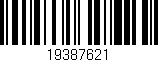Código de barras (EAN, GTIN, SKU, ISBN): '19387621'