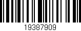 Código de barras (EAN, GTIN, SKU, ISBN): '19387909'