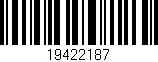 Código de barras (EAN, GTIN, SKU, ISBN): '19422187'