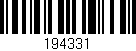 Código de barras (EAN, GTIN, SKU, ISBN): '194331'