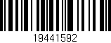 Código de barras (EAN, GTIN, SKU, ISBN): '19441592'