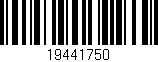 Código de barras (EAN, GTIN, SKU, ISBN): '19441750'