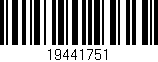 Código de barras (EAN, GTIN, SKU, ISBN): '19441751'