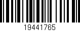Código de barras (EAN, GTIN, SKU, ISBN): '19441765'