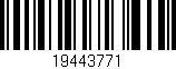 Código de barras (EAN, GTIN, SKU, ISBN): '19443771'