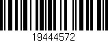 Código de barras (EAN, GTIN, SKU, ISBN): '19444572'