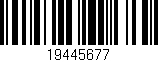 Código de barras (EAN, GTIN, SKU, ISBN): '19445677'