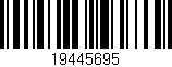 Código de barras (EAN, GTIN, SKU, ISBN): '19445695'