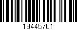 Código de barras (EAN, GTIN, SKU, ISBN): '19445701'