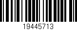 Código de barras (EAN, GTIN, SKU, ISBN): '19445713'