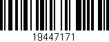 Código de barras (EAN, GTIN, SKU, ISBN): '19447171'
