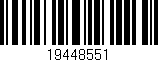 Código de barras (EAN, GTIN, SKU, ISBN): '19448551'