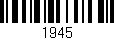 Código de barras (EAN, GTIN, SKU, ISBN): '1945'