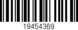 Código de barras (EAN, GTIN, SKU, ISBN): '19454369'