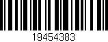Código de barras (EAN, GTIN, SKU, ISBN): '19454383'