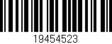 Código de barras (EAN, GTIN, SKU, ISBN): '19454523'