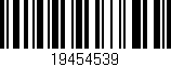 Código de barras (EAN, GTIN, SKU, ISBN): '19454539'
