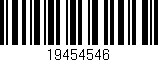 Código de barras (EAN, GTIN, SKU, ISBN): '19454546'