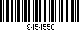 Código de barras (EAN, GTIN, SKU, ISBN): '19454550'