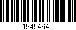 Código de barras (EAN, GTIN, SKU, ISBN): '19454640'