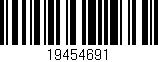 Código de barras (EAN, GTIN, SKU, ISBN): '19454691'