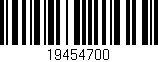 Código de barras (EAN, GTIN, SKU, ISBN): '19454700'