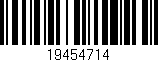 Código de barras (EAN, GTIN, SKU, ISBN): '19454714'