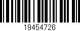 Código de barras (EAN, GTIN, SKU, ISBN): '19454726'