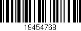 Código de barras (EAN, GTIN, SKU, ISBN): '19454768'