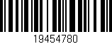 Código de barras (EAN, GTIN, SKU, ISBN): '19454780'