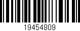 Código de barras (EAN, GTIN, SKU, ISBN): '19454809'