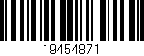 Código de barras (EAN, GTIN, SKU, ISBN): '19454871'