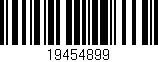 Código de barras (EAN, GTIN, SKU, ISBN): '19454899'