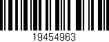 Código de barras (EAN, GTIN, SKU, ISBN): '19454963'