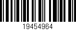 Código de barras (EAN, GTIN, SKU, ISBN): '19454964'